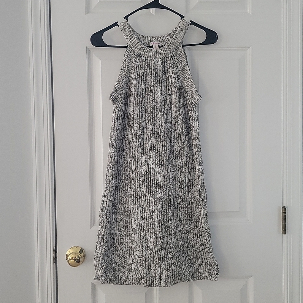 Sleeveless Knit Sweater Dress